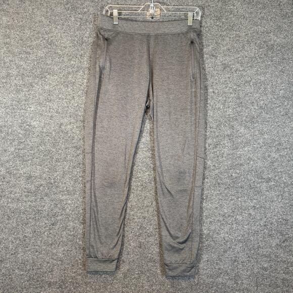Skora Pants Mens Small Gray Joggers Fleece Qwick Dry Stretch Waist Casual - Picture 1 of 13
